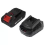 Ladattava Li-Ion-akku GRAPHITE 58GE132-1 4Ah BOOST UP laturilla