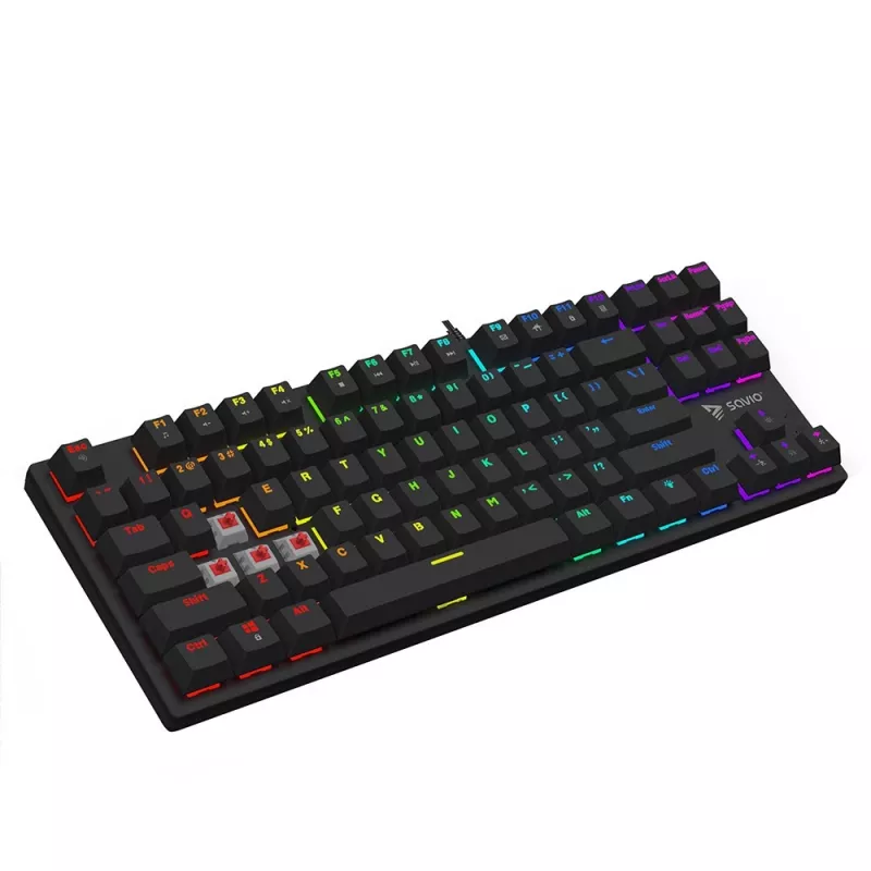 Mekaaninen näppäimistö RGB Tempest X2 Outemu Red Savio Savgk-tempest X2 Red