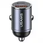Autolaturi usams C38 30W — 1x USB-A + 1x USB-C pikalataus