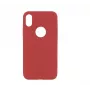 Tellur-kuori Slim iPhone X/XS — tekonahka, punainen
