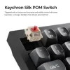 Mekaaninen näppäimistö Keychron V1 Ultra 8K — 75 % QWERTY, Bluetooth, johdollinen, RGB, musta