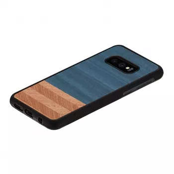 Man and wood -älypuhelinkotelo Galaxy S10e:lle — Denim musta suojakotelo