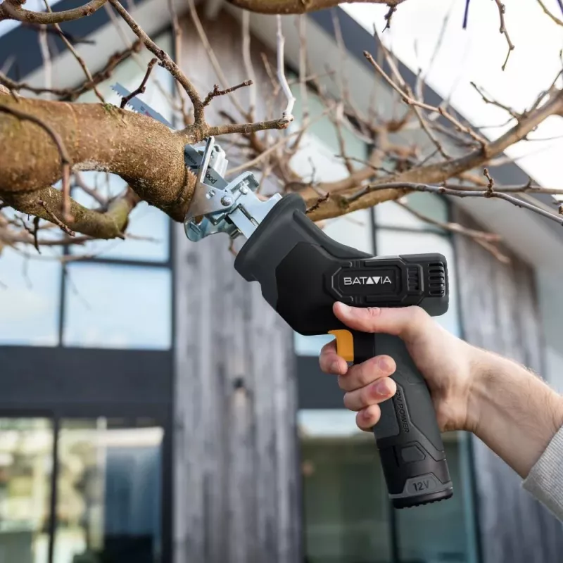 Batavia B.V. | 12V akkukäsisaha - Fixxpack 2.0 -sarja (sis. 2,0 Ah akun ja USB-C-latausjohdon)