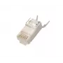 RJ45-liitin Extralink CAT6A FTP 8P8C, läpinäkyvä, uros/naras, 1 kpl