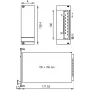 SCHROFF etupaneeli PSM:lle - FRONTPL.HF PSU PSM 3HE 10TE (21005477)