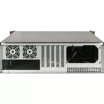 Palvelinkehikko Inter-Tech 3U-K-340L musta ATX 60 mm:n tuuletin