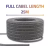 Verkkopatchkaapeli QOLTEC Cat6 UTP kuparikaapeli, 25 m, harmaa