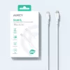 CB-SCL2 valkoinen silikonikaapeli Lightning-USB-C USB Power Delivery USB-PD