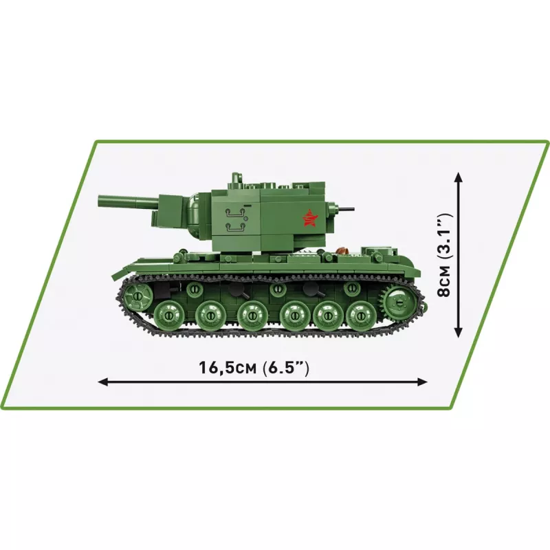 Rakennussarja Cobi KV-2 toinen maailmansota 510 osaa