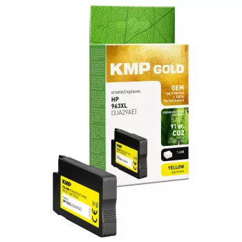 Värikasetti KMP GOLD HP 963XL (3JA29AE) keltainen