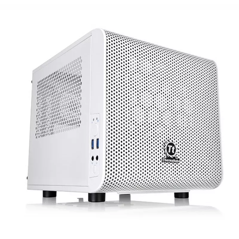 Thermaltake Core V1 Snow Edition -kuutio valkoinen