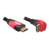 HDMI-kaapeli DeLOCK 3 m HDMI Type-A standardi musta punainen