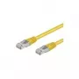 Wentronic Goobay CAT 5e -verkkokaapeli, SF/UTP, keltainen, 1 m - CCA kuparisekoitus (68065)