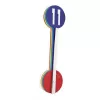 NeXtime kello 2995di Colour Guide, Ø 60 cm, seinäkello, monivärinen
