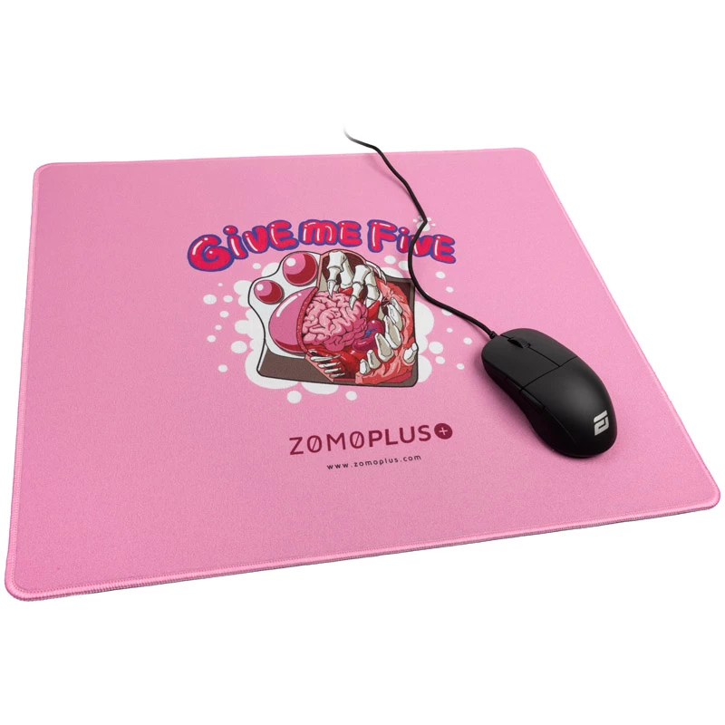 ZOMOPLUS Give Me Five -pelihiirimatto, 500x420 mm - roosa