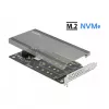 DeLOCK PCI Express x16 -kortti 4 x sisäiseen NVMe M.2 Key M 89044