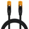 QOLTEC Ethernet-patchkaapeli CAT6, 2×RJ45, 20 m, musta