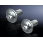 Ruuvit Rittal SZ 2504.500 M6, 12 mm pituus, metallipinta, 300 kpl pakkaus