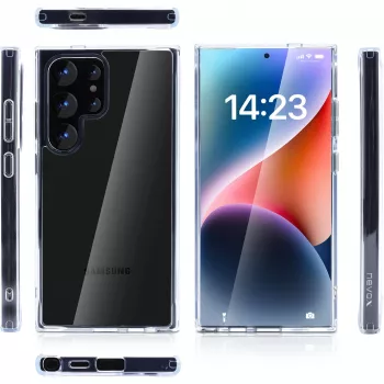 StyleShell SHOCKFlex, puhelinkotelo läpinäkyvä, Samsung Galaxy S24 Ultra