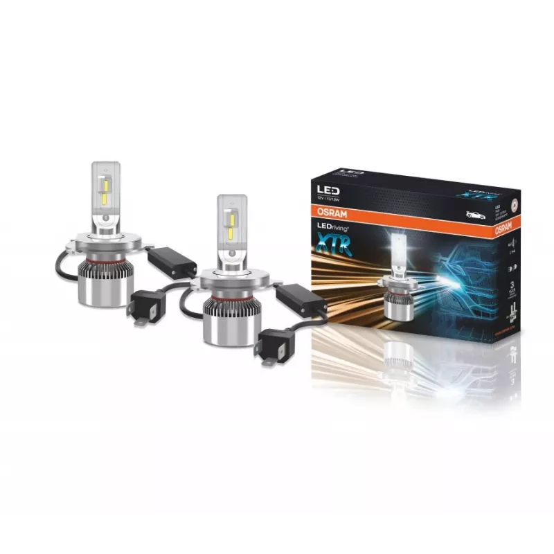 LED-ajovalopolttimot Ledvance LEDriving XTR H4 64193DWXTR, 2 kpl:n sarja