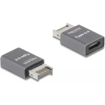 Kaapeliadapteri DeLOCK 67234 USB Type-E USB Type-C harmaa