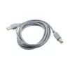 USB 2.0 A-uros B-uros -kaapeli, 1,8 m, harmaa