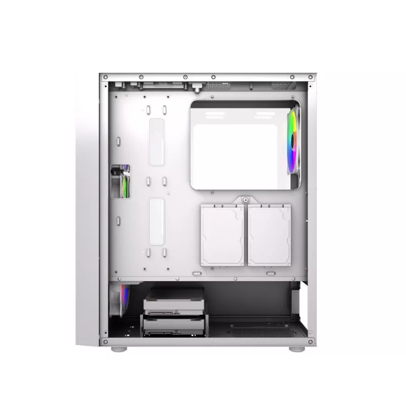 PC-kotelo Midi-Tower Fornax 4300 ATX valkoinen