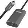 USB-kaapeli UNITEK U305A 5m USB 3.2 Gen 1 USB C harmaa
