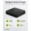 GOOBAY moniporttinen USB-C PD GaN pöytälaturi 65 W, musta