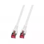 EFB-Elektronik RJ45-patchkaapeli Cat.6 S/FTP LSZH valkoinen 7,5m valmistaja: EFB Elektronik (K5518.7,5)