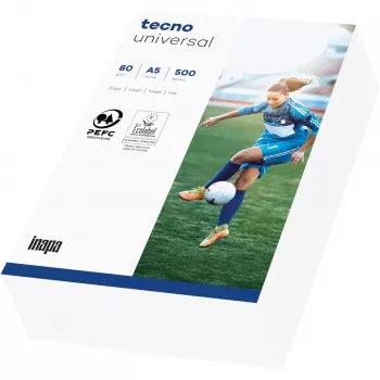 INAPA TECNO kopiopaperi valkoinen A5 80g yleispapperi - normaali/kopiopaperi - 80 g/m²