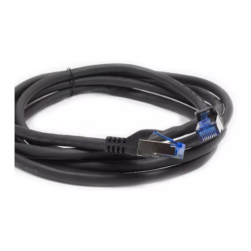Good Connections Cat.6A patch-kaapeli SmartFLEX HF musta 1,5 m