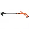 Black+Decker ST1823 18 V akkukäyttöinen ruohotrimmeri, 25 cm, 1,5 Ah Li-ion, teleskooppivarsi, oranssi/musta