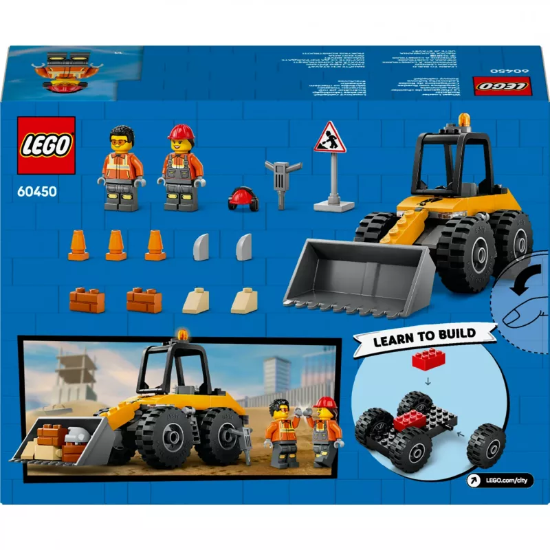LEGO City 60450 Keltainen pyöräkuormaaja
