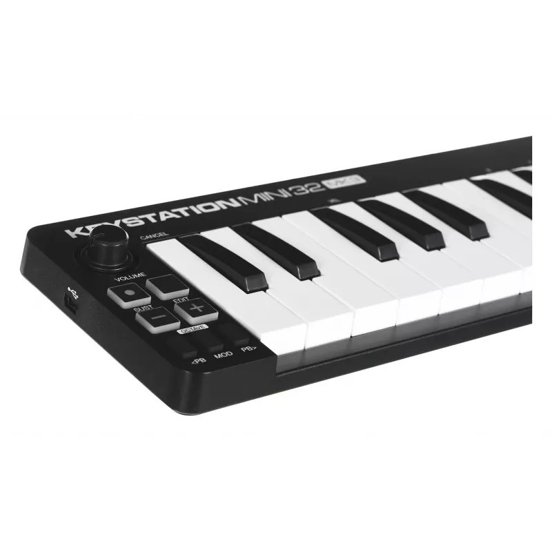 M-AUDIO Keystation Mini 32 MK3 MIDI-kosketinsoitin 32 kosketinta USB musta, valkoinen