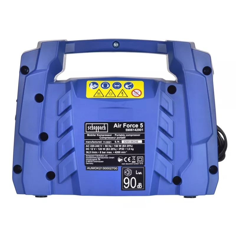 Scheppach AIR-FORCE 5 5906142901 ilmakompressori 0,2 W AC