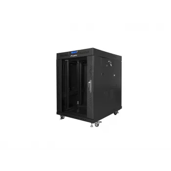 Vapaasti seisova kaappi Lanberg FF01-8015-12BL 15U musta 800 kg