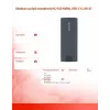 M.2 SSD-kotelo SAVIO AK-67 harmaa, USB 10 Gbit/s, tuki yksittäisille M.2-asemille
