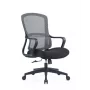 Up Up Darwin ergonominen toimistotuoli musta, musta kangas + harmaa verkko
