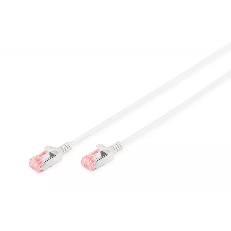 Verkkokaapeli Digitus CAT 6 U/FTP ohut patch-kaapeli RJ-45 Cat6 2m harmaa