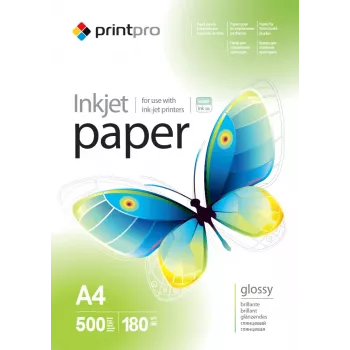 Valokuvapaperi ColorWay PrintPro PGE180500A4 180 g/m², 500 arkkia, A4