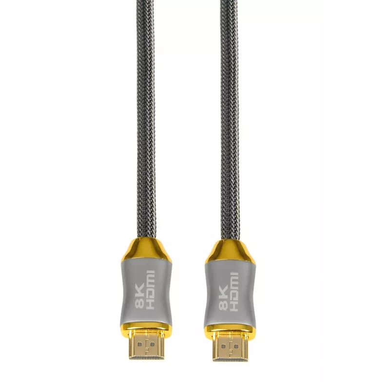 HDMI-kaapeli IBOX HD08 2 m, HDMI Type-A uros–uros, HDMI 2.1, hopea