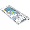 Logickeyboard LKB-RESC-CWMU-UK näppäimistö Office USB QWERTY englanti