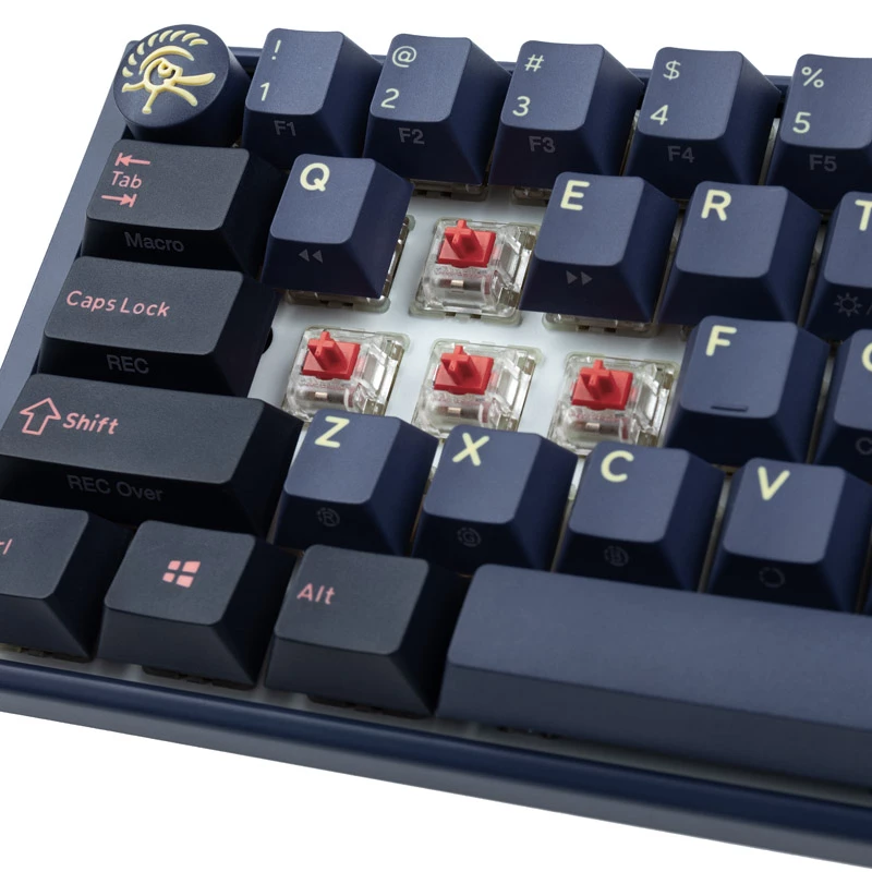 Ducky One 3 SF -näppäimistö pelikäyttöön USB QWERTY englanti sininen