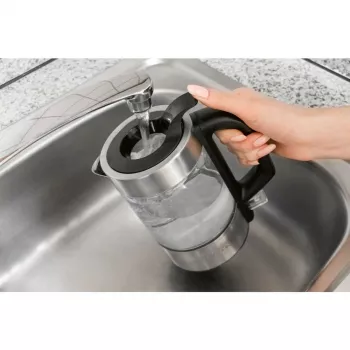 ProfiCook PC-WKS 1229 G vedenkeitin 1 L 1600 W ruostumaton teräs, läpinäkyvä