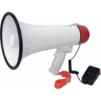 Megafoni Omnitronic MP-15A 15 W teho, 1000 m kantama, käsim megafoni