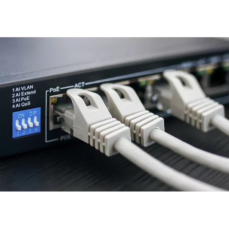 Verkkokaapeli Extralink Twisted Pair CAT5E FTP sisäkäyttöön 305M harmaa