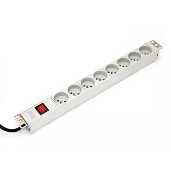 DIGITUS Professional A-19-STRIP-2-IMP – virranjakoyksikkö (rack – rack-asennettava) – vaihtovirta 250 V – tulovirransyöttö – lähtö