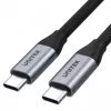 UNITEK C14091ABK USB-kaapeli USB 3.2 Gen 2 2m USB-C musta