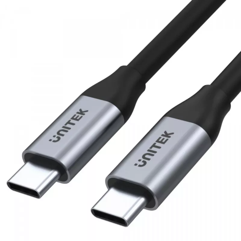 UNITEK C14091ABK USB-kaapeli USB 3.2 Gen 2 2m USB-C musta